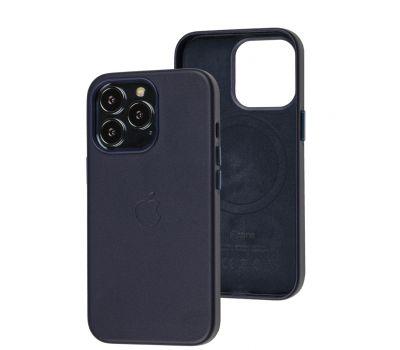 Чохол для IPhone Leather Case MagSafe Violet + Animation for iPhone