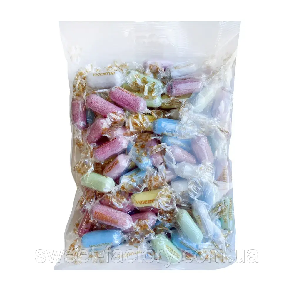 Лакричні цукерки Vicentini Gessetti Colorati Lakritz 400g, фото 1