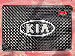 Гумовий силіконовий килимок Kia / автомобільні липкі килимки