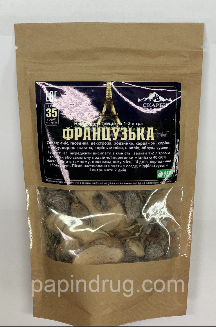 Набір трав і спецій "Французька настоянка" на 2 л