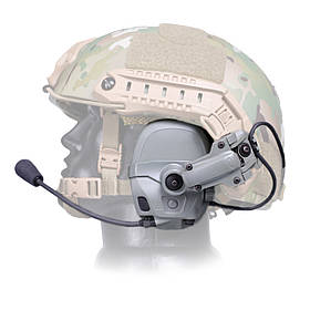 Навушники активні Ops-Core AMP NFMI Headset - Connectorized з ARC Helmet Rail Adapter, Колір: Foliage Green