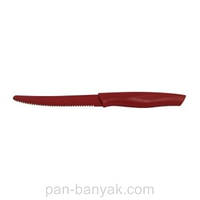 Нож для стейка Sacher красный зубчатый длина 12 см нержавейка с антиприлипающим покрытием (00079 SHKY)