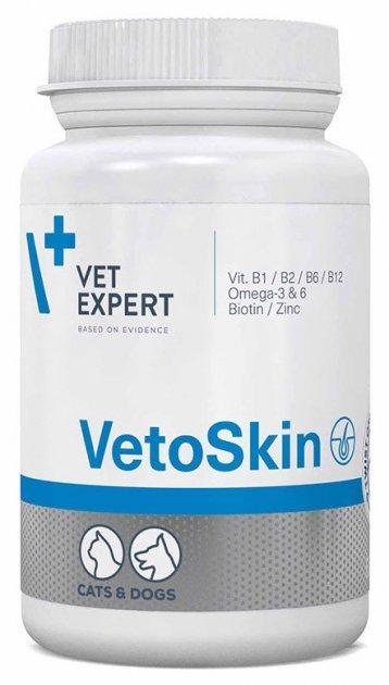 Кормовая добавка VetExpert VetoSkin (ВетоСкин) для собак и кошек (здоровая кожа и шерсть) 60 капсул (09.2025г) - фото 1 - id-p1119380515