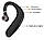 Бездротовий Bluetooth навушник гарнітура Hands-free для правого або лівого вуха з шумопоглинанням Білий, фото 2