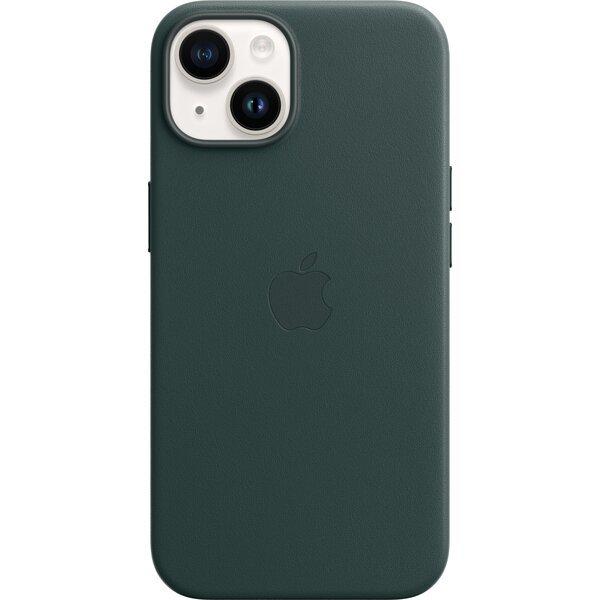 Чохол для IPhone Leather Case MagSafe Forest Green