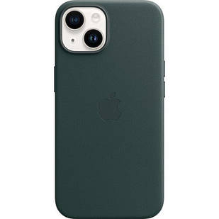 Чохол для IPhone Leather Case MagSafe Forest Green