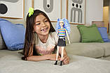 Барбі Фешіоністас # 170 з синім волоссям та зірковим макіяжем Barbie Fashionistas Doll, фото 7