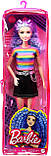 Барбі Фешіоністас # 170 з синім волоссям та зірковим макіяжем Barbie Fashionistas Doll, фото 8