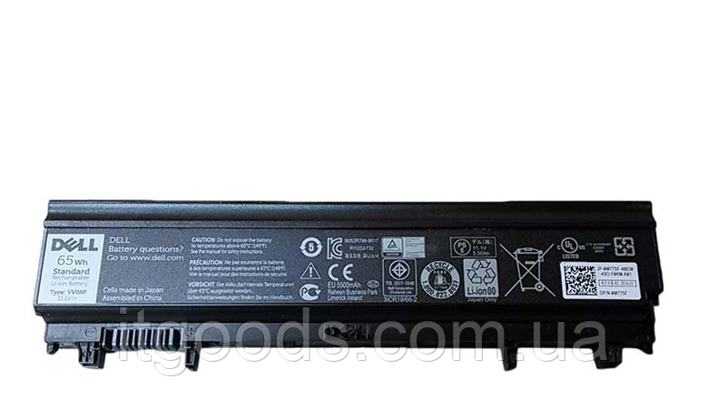Оригінальна батарея Dell VV0NF 5800mAh 65Wh для Latitude E5440 E5540 P44G 7W6K0 M7T5F VJXMC WGCW6 NVWGM F49WX