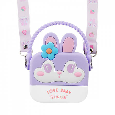 Сумка дитяча на плече UNCLE Rabbit 14*14*4см Фіолетовий, фото 1