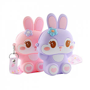 Сумка дитяча на плече UNCLE Rabbit 12,5*18*5см Фіолетовий, фото 3