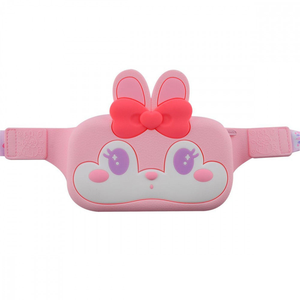 Сумка дитяча на пояс (бананка) UNCLE Rabbit 14*8*4,4см Рожевий