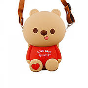 Сумка дитяча на плече UNCLE Bear Love 20,8*15,5*6,5см Червоний
