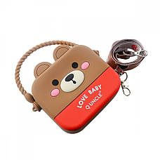 Сумка дитяча на плече UNCLE Bear Love 12*14*4см Чорний, фото 3