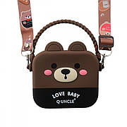 Сумка дитяча на плече UNCLE Bear Love 12*14*4см Чорний