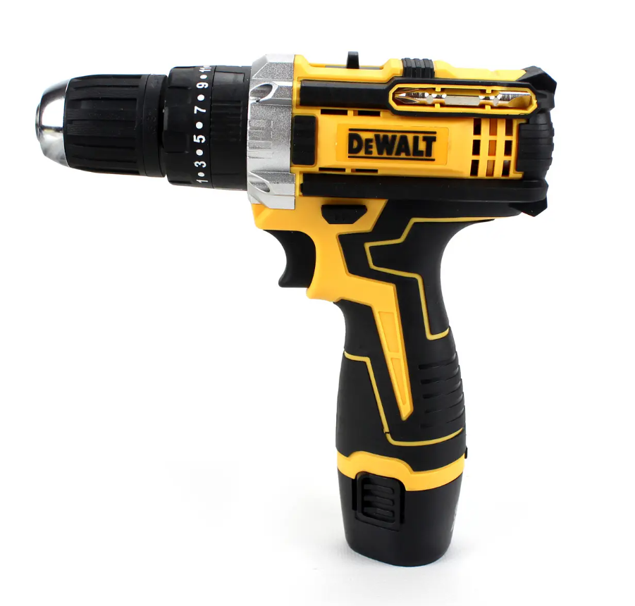 Шурупокрут акумуляторний ударний DeWALT DCD680 Мінінабір із молотком (ДеВолт із 2 акумуляторами)