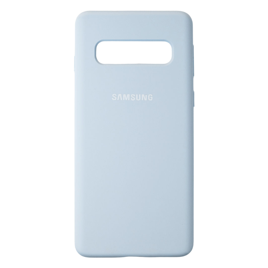 Чохол Silicone Case Premium для Samsung Galaxy S10 Light Blue