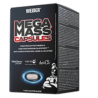 Тестостероновый бустер для росту м'язів Weider Mega Mass Caps 120caps