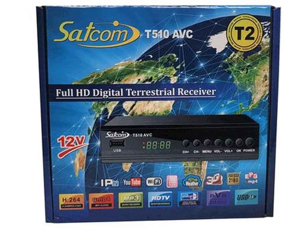 Цифровий ефірний тюнер Satcom T510 AVC