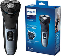 Мужская электробритва Philips Series 3000 (Уценка) для влажного или сухого бритья с головками 5D Pivot & Flex,