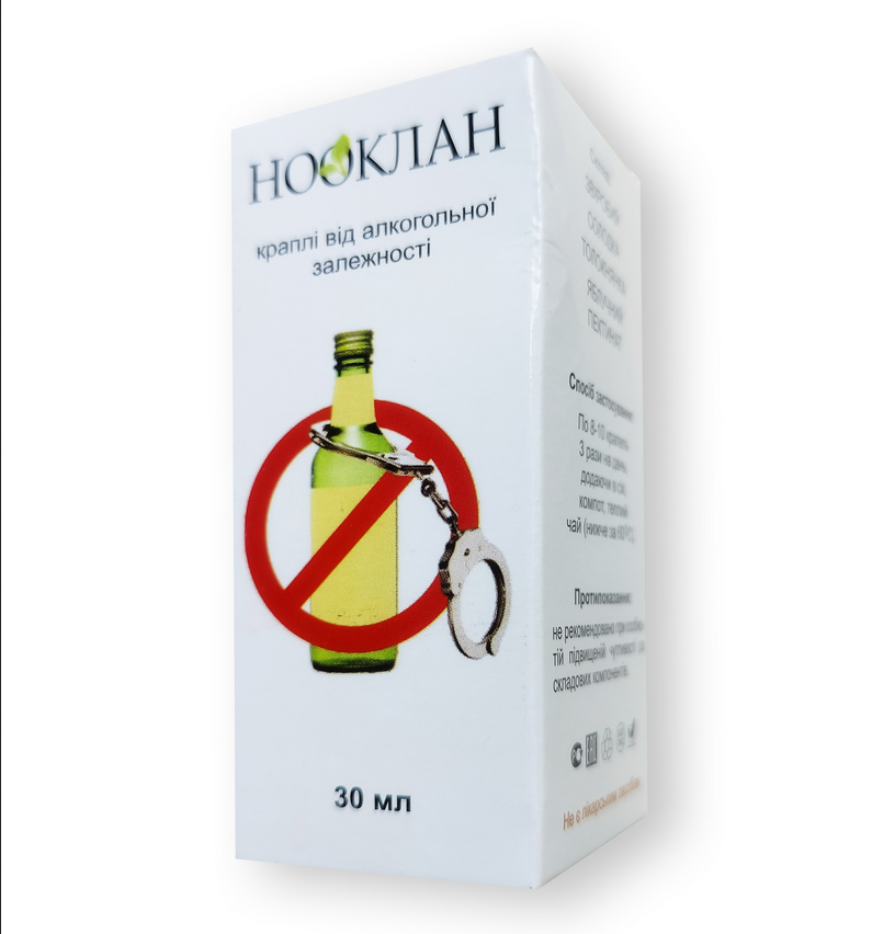 Нооклан - краплі від алкогольної залежності