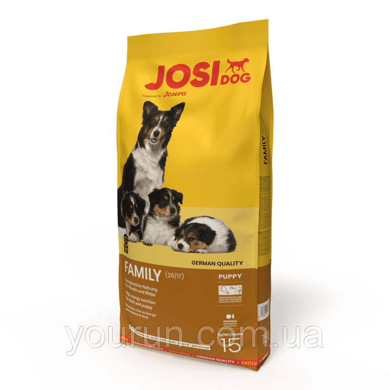 JosiDog (ДжосиДог Фемелі) Family Корм для цуценят і годуючих сук 15кг