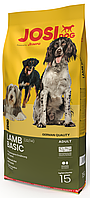 Сухой корм для собак всех пород с ягненком JOSERA JosiDog Lamb Basic 15 кг