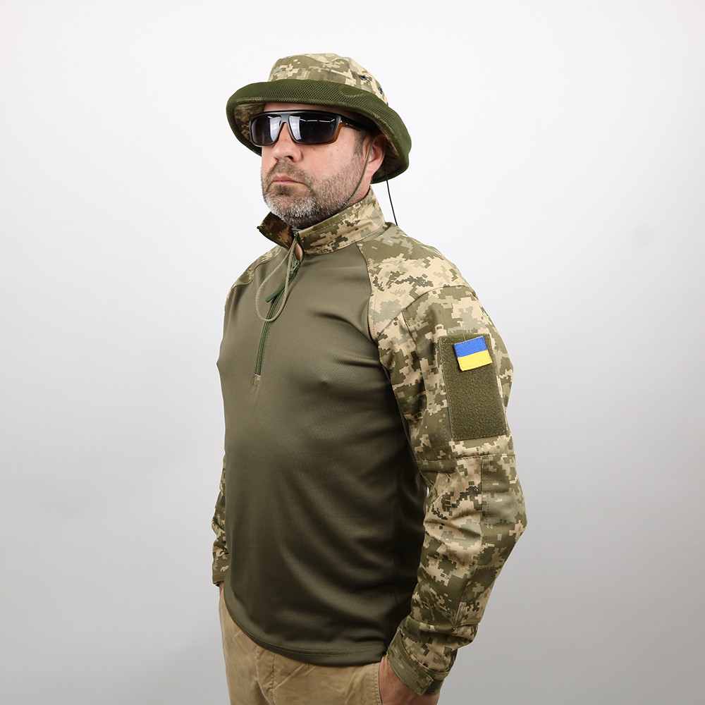 LTM "Hawk" NyCo Combat Shirt Тактична бойова сорочка убакс Ubacs піксель військова сорочка убакс із липучками S