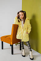 Модная детская удлиненная куртка для девочек Софийка Р-ры 104 110