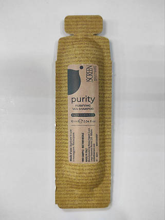 Шампунь для очищення й балансу шкіри голови Screen Purest Purity Purifying Veg Shampoo 10 мл, фото 1