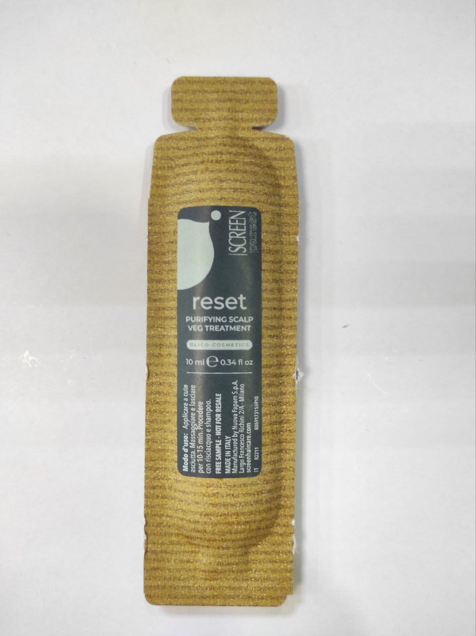 Очисний пілінг для шкіри голови Screen Purest Reset Purifying Scalp Veg Treatment 10 мл