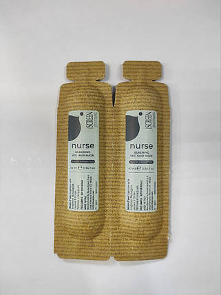 Маска поживна для шовковистої Screen Purest Nurse Silkening Veg Hair Mask 10 мл, фото 1