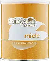 Віск в банці Натуральний Miele, 800 мл SkinSystem (Італія)