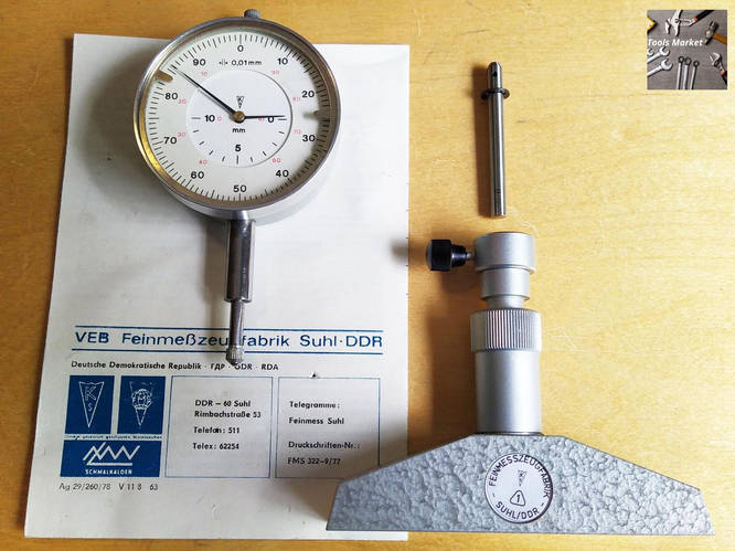 Индикатор часового типа 0-100 DDR VEB KS TGL7682-1, цена