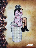 2515 Вкус кофе, набор для вышивки бисером картины
