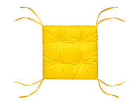 Подушка на стул DOTINEM COLOR жёлтая 40х40 см (213109-10)