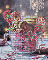 2480 Рождественский десерт, набор для вышивки бисером картины