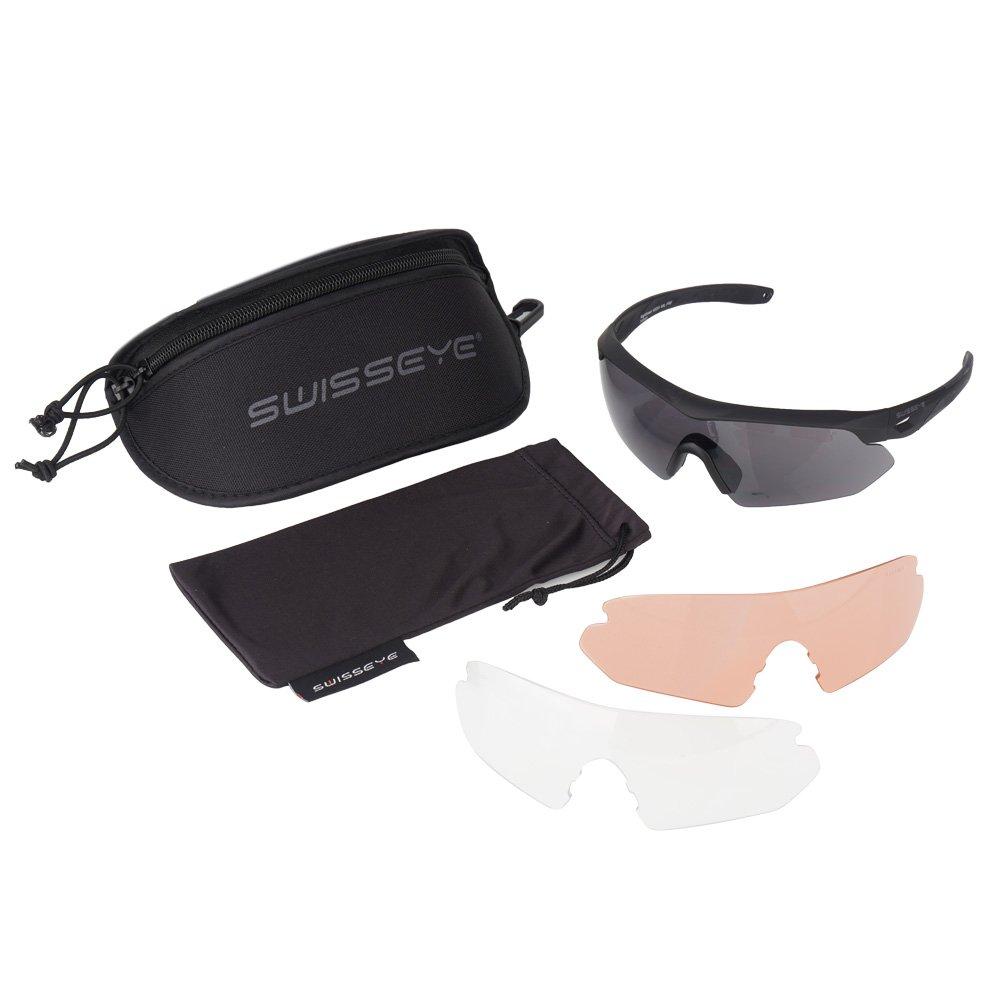 Окуляри тактичні, військові зі змінними лінзами Swiss Eye Nighthawk (Black)