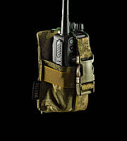 Тактичний підсумок під рацію піксель pixel molle. Сумка чохол для рації Cordura 500D USA універсальна.