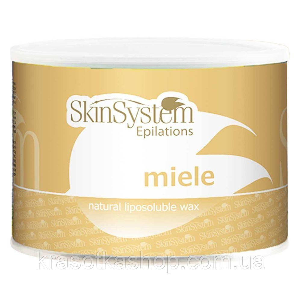 Віск в банці Натуральний Miele, 400 мл SkinSystem (Італія), фото 1