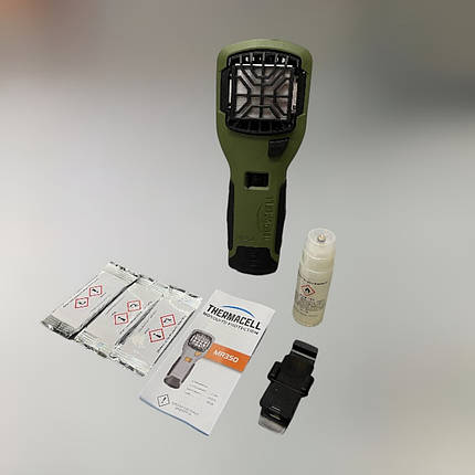 Пристрій від комарів Thermacell MR-350 Portable Mosquito Repeller, колір – Олива (12000588), фото 1