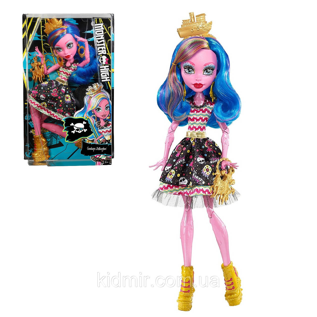 Monster High Gooliope Jellington FBP35 Лялька Монстр хай Гуліопа Джеллінгтон Корабельна аварія