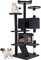 Домик для кошек с забавными игрушками, кошачья башня для домашних кошек