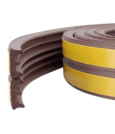 Ущільнювач самоклеючий Майстер E коричневий 9 х 4 мм 150 м (А0050694), фото 1