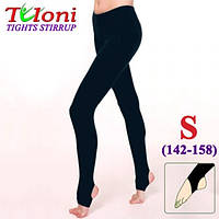 Легінси без п'яти Stirrup Tuloni 100 den S (142-158) Black