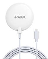 Бездротовий зарядний пристрій Anker PowerWave Magnetic Pad Lite White