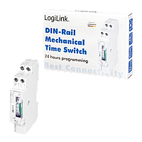 Електричний таймер Logilink et0009 щоденний/тижневий білий програматор