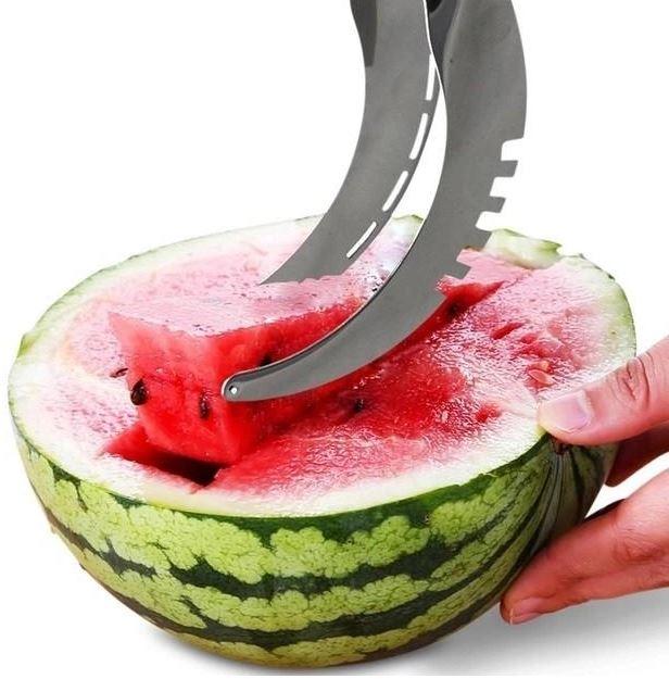 Ніж для нарізування кавуна та дині частинками Sunroz Watermelon Slicer