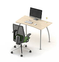 Письменный стол Техно-плюс T1.03.16 ножки металл столешница ДСП 1600х700 мм (MConcept-ТМ)
