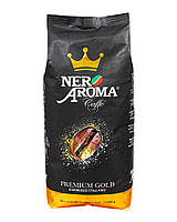 Кофе в зернах Nero Aroma Premium Gold, 1 кг (80/20) 8019650004827